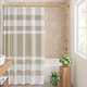 preview thumbnail 35 of 130, Madison Park Spa Waffle Shower Curtain with 3M Treatment 36x72'' - Taupe