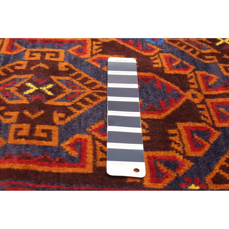 ECARPETGALLERY Hand-knotted Teimani Navy Wool Rug - 3'10 x 6'9