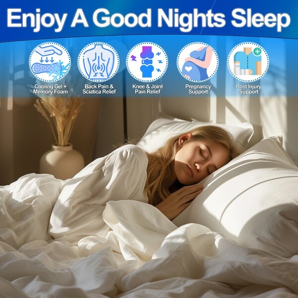 Orthopedic Cooling Gel & Memory Foam Knee Pillow,Ergonomic Orthopedic Cooling Gel & Memory Foam Knee Pillow,Ergonomic