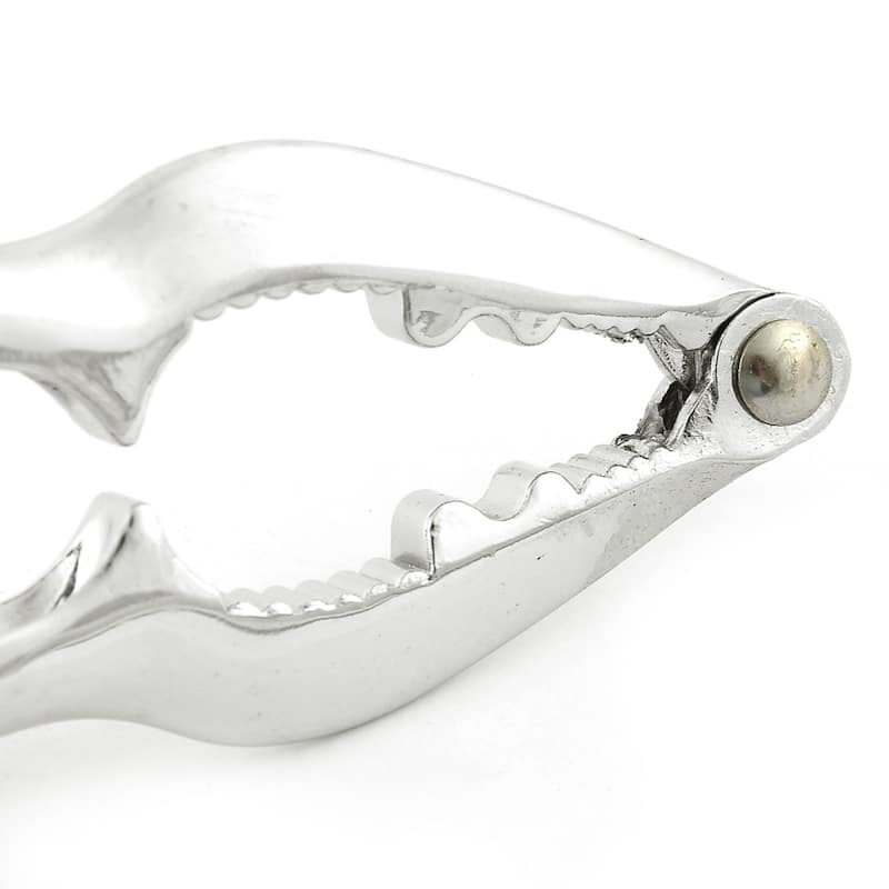 Kitchen Lobster Crab Claw Nut Cracker Walnut Pliers Opener Silver Tone - Silver Tone