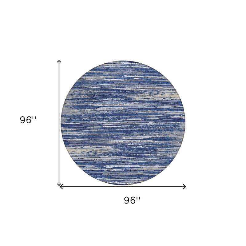 HomeRoots Striped Transitional Rectangle Outdoor Rug