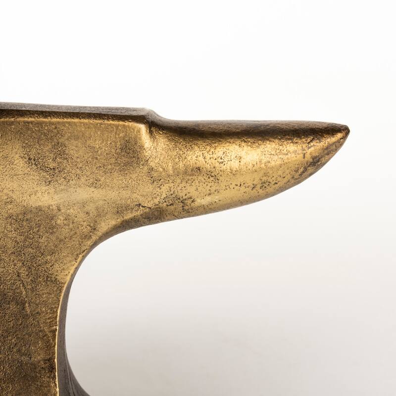 Anvilia (Set of 2) 12L x 3W Gold Anvil Shaped Bookends