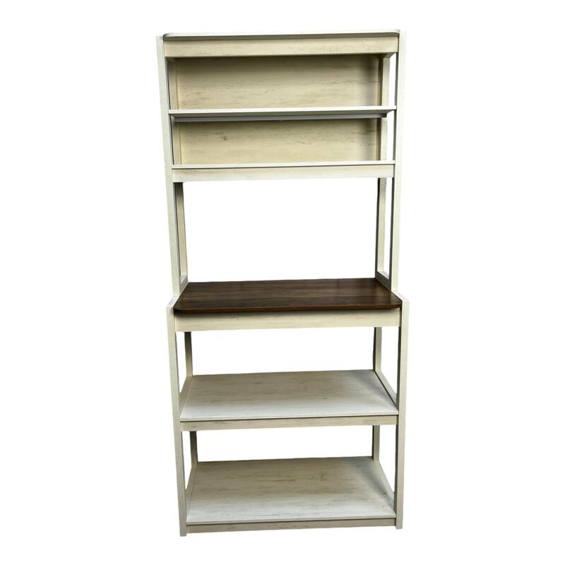 31.5" 5-Tier Bakers Rack for Kitchen with Storage, Coffee Bar, Kitchen Shelves, Microwave Stand