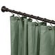 preview thumbnail 9 of 43, Utopia Alley Adjustable 72-Inch Shower Curtain Tension Rod - Rust-Proof Aluminum with Rubber End Cap, No Drill Installation