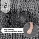 preview thumbnail 67 of 110, Deconovo Non Slip Chenille Striped Bath Mat Soft Durable
