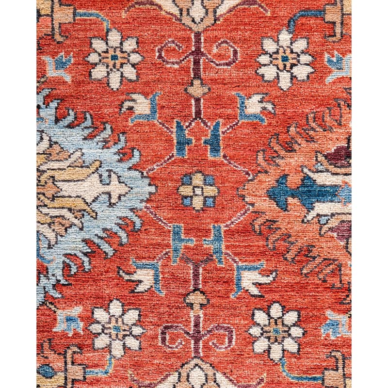 Serapi One-of-a-Kind Hand-Knotted Area Rug - Red - 8' 9" x 11' 11"