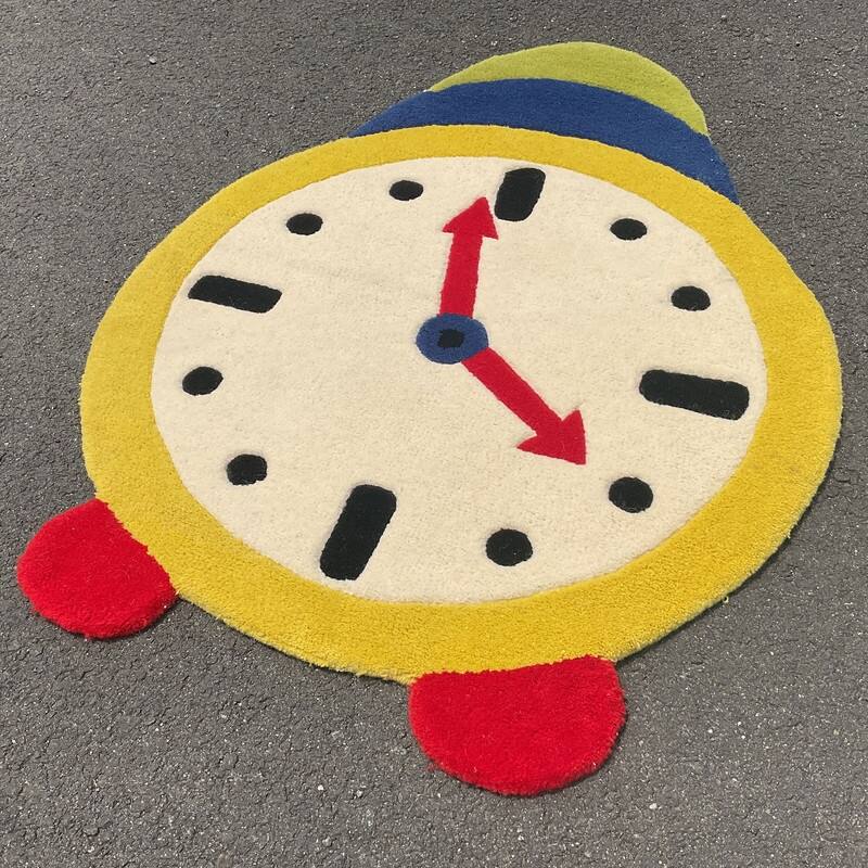 HERAT ORIENTAL Handmade Indo Multicolor Clock Wool Rug - 2'8 x 3'8