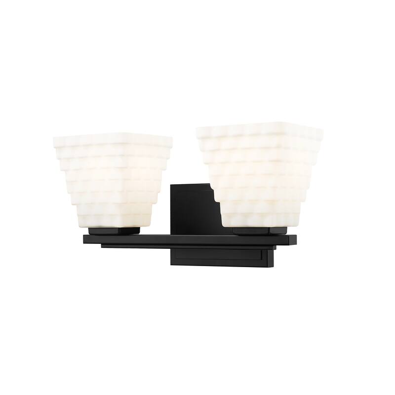 Z-Lite Annalise 2 Light Vanity - Matte Black