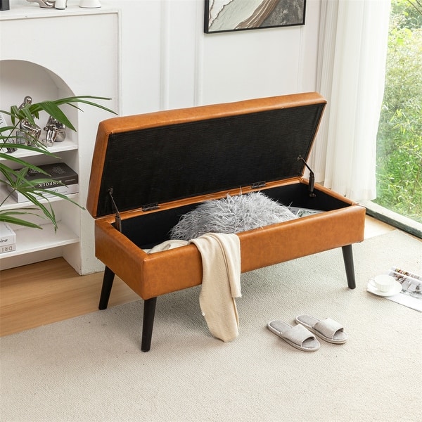 Storage Bench for Bedroom,End of Bed Bench Foot of Bed,Entryway