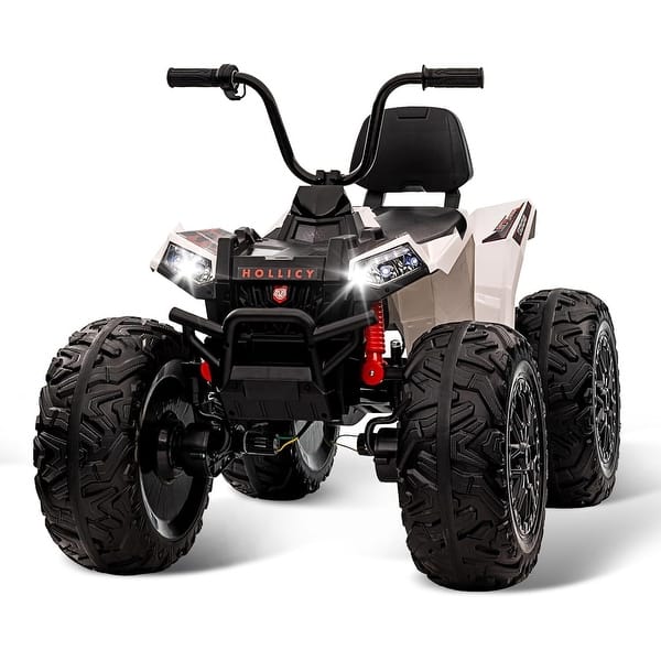 slide 2 of 35, 24V Kids ATV Ride on Car 4WD Quad Electric Vehicle 4x80W Large Battery White