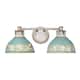 Option Aged Galvanized Steel / Antique Teal Shade