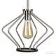 preview thumbnail 7 of 5, Luxury Mid-Century Modern Pendant Light, 9.625"H x 13"W, with Industrial Chic Style, Brushed Nickel Finish by Urban Ambiance