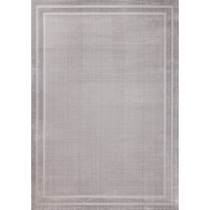 HomeRoots Geometric Modern Rectangle Area Rug - 5' X 8'