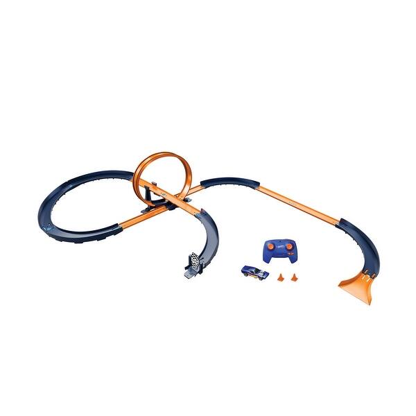 slide 2 of 5, Hot Wheels RC 1:64 Scale RC Speed Challenge Track Set