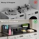preview thumbnail 15 of 16, 2-Tier Washer and Dryer Countertop with 2.75" H Guard, 54" W x 27.5" D Laundry Countertop Cover, Large Space Laundry Topper