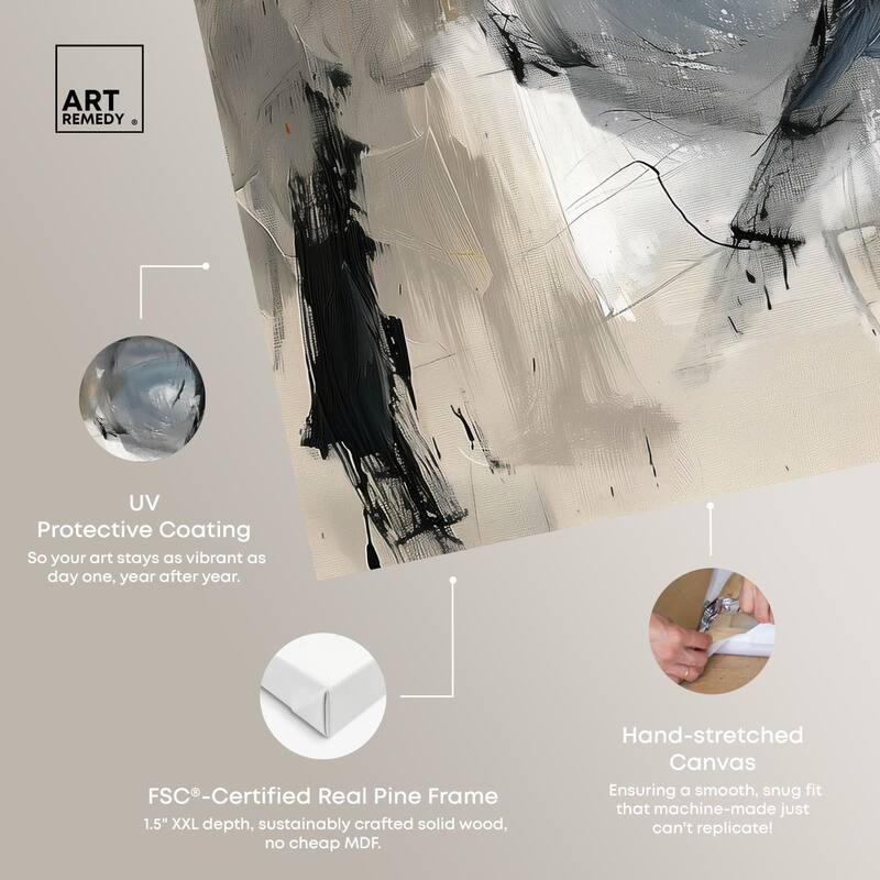 Scribbled Energy II Canvas by Art Remedy, Gallery Wrapped