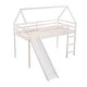 preview thumbnail 10 of 31, Contemporary Design Twin Loft House Bed with Ladder and Slide, Maximized Space Saving, Health and Comfort