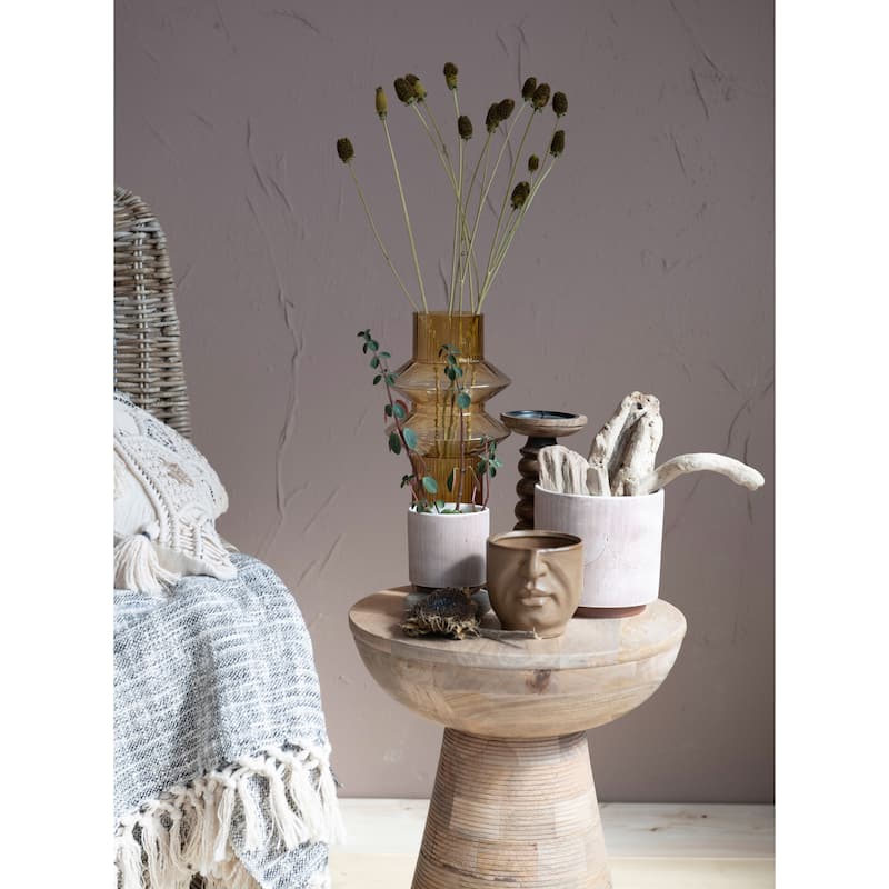 Textured Stoneware Planter