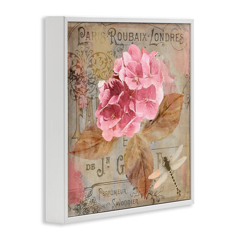 Stupell Vintage French Hydrangea Framed Giclee Art Design By Sasha