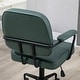 preview thumbnail 9 of 7, Home Office Chair with Swivel Wheels, Adjustable Height Computer Desk Chair, Microfiber Armchair with Tilt Function - N/A