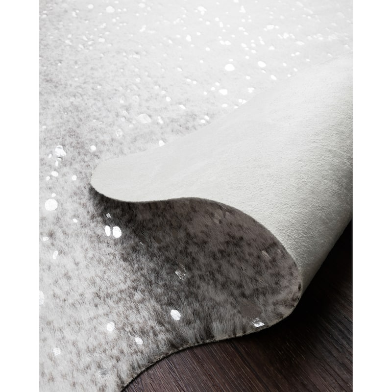 Alexander Home Clayton Faux Cowhide Area Rug