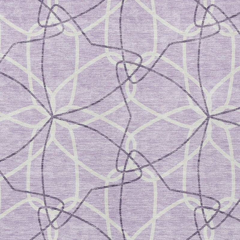 HomeRoots Geometric Modern Rectangle Outdoor Rug