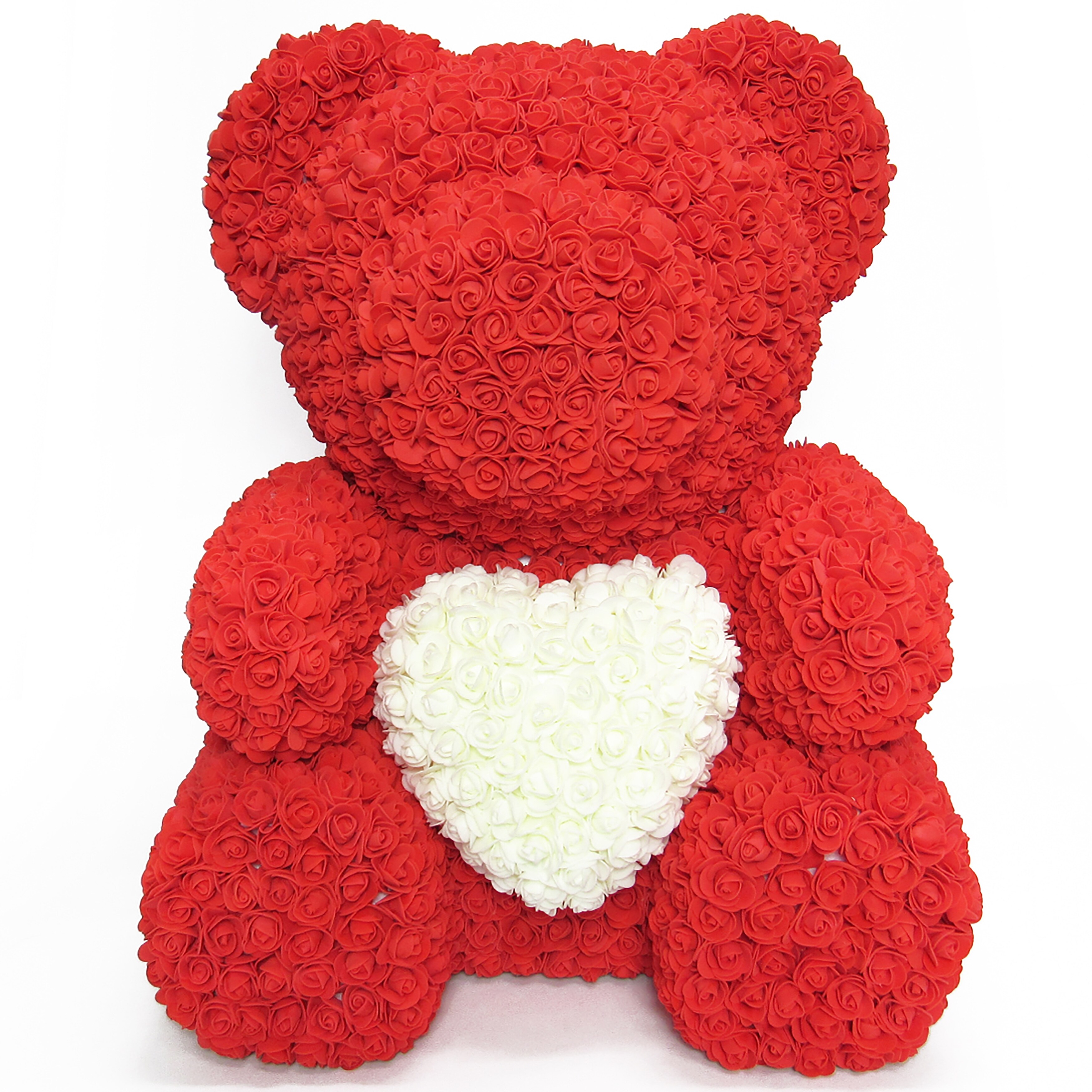 Xl Forever Rose Bear Flower Teddy Bear Heart 25 With Gift Box For Valentines Day Anniversary Birthday Gift For Her Overstock 32972026