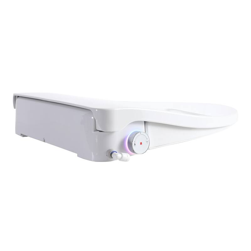 Smart Bidet Toilet Seat With Side Knob Adjustable Heated Seat With Automatic Nozzle Cleaning,Night Light,Only Seat