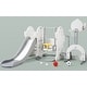 preview thumbnail 1 of 25, 7-in-1 Indoor Slide and Swing Set, Freestanding Toddler Slide Climber Playset grey