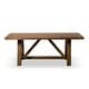 preview thumbnail 14 of 18, Furniture of America Drystan Rustic 5-Piece Brown Solid Wood Dining Table Set