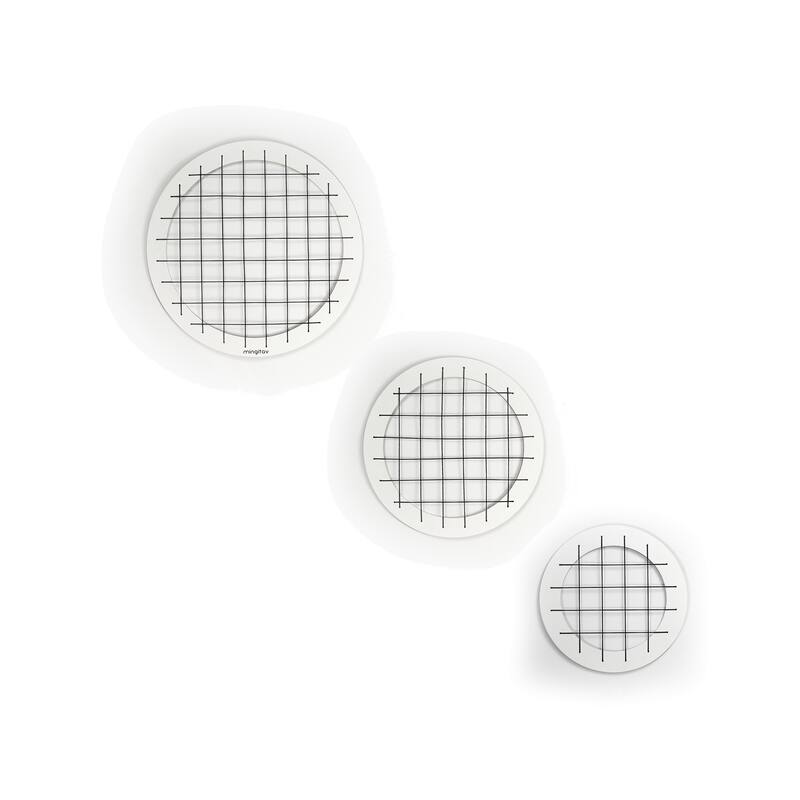 3-Piece Memory Board Wall Decor - White