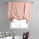 preview thumbnail 75 of 91, Exclusive Fabrics Solid Cotton Tie-Up Window Shade (1 Panel)
