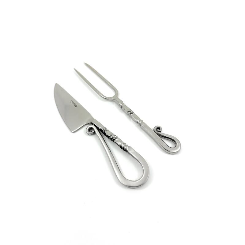Vibhsa Luxe Collection Silver Carving Set of 2