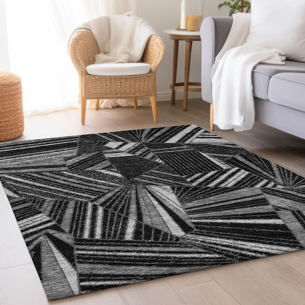 Premium Washable Super Soft Modern Mosaic Mayfield Rug