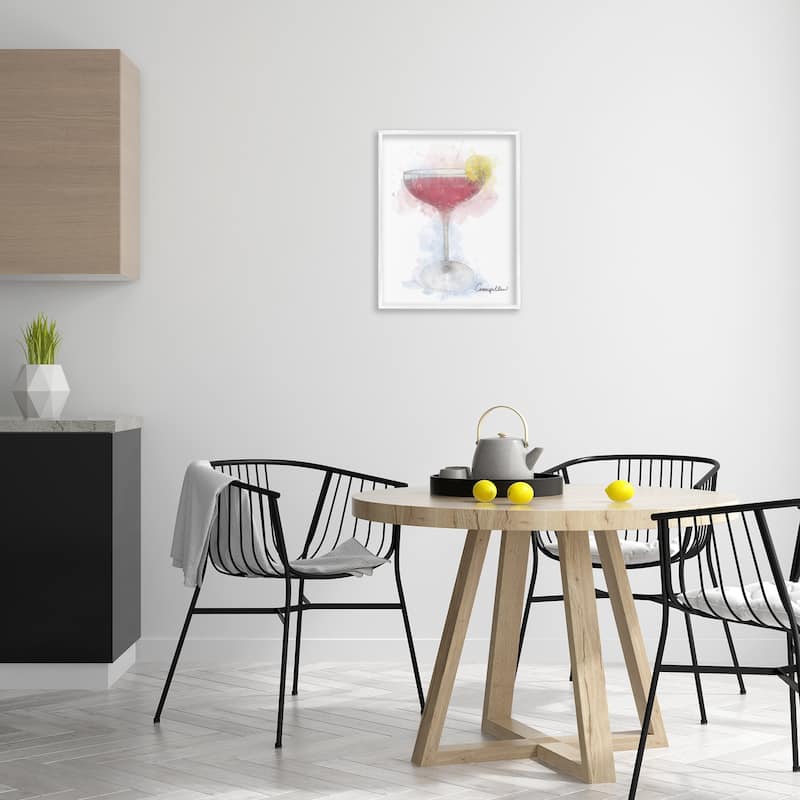 Stupell Soft Faded Cosmopolitan Framed Giclee Art Design By Matthew Piotrowicz
