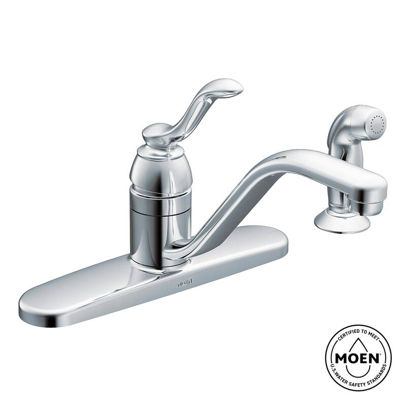 Moen 1.5 GPM Standard Kitchen Faucet - Includes Side Spray