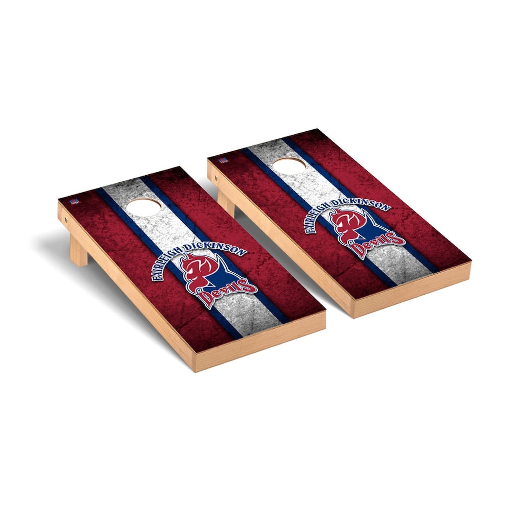 FDU College at Florham Devils Vintage Cornhole Board Set