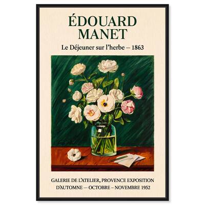 Manet's Floral Canvas by Art Remedy