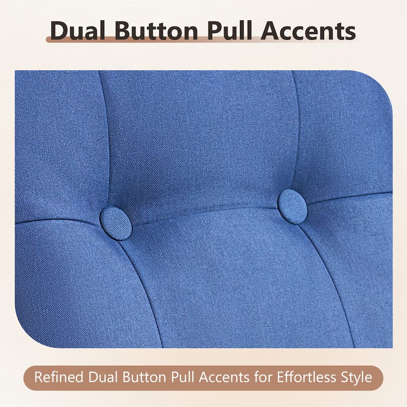 TWrap Brown Wicker Patio 3-Piece Swivel Gliders Conversation Set with 5-Inch Thick Cushions