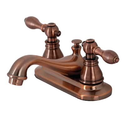 Kingston Brass American Classic 4 in. Centerset Bathroom Faucet