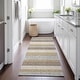 preview thumbnail 123 of 149, Machine Washable Indoor/ Outdoor Cabana Stripe Chantille Rug