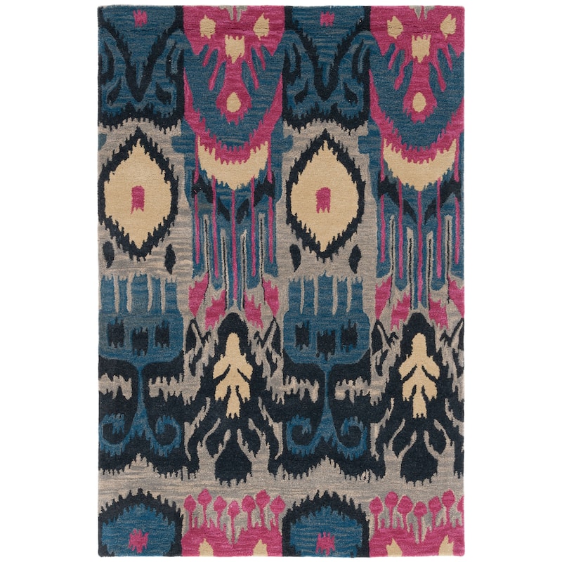 SAFAVIEH Handmade Ikat Cecelia Modern Wool Rug