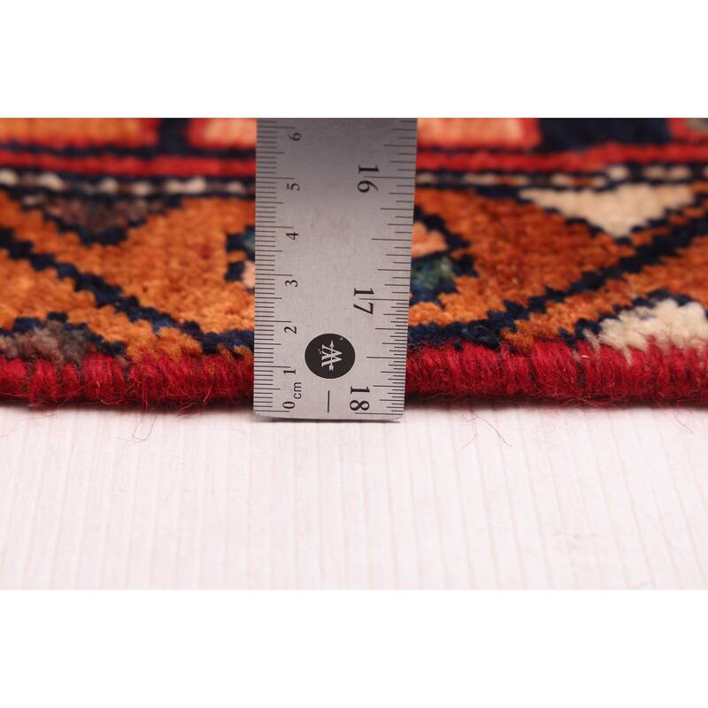 ECARPETGALLERY Hand-knotted Anadol Dark Navy, Red Wool Rug - 4'8 x 8'10