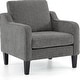 preview thumbnail 41 of 100, VINGLI Mid Century Modern Fabric Accent Chair Grey-1