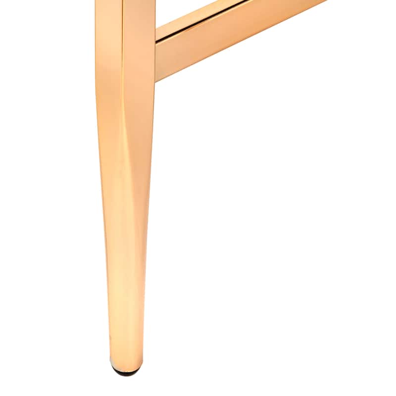 Lifestorey Thayer Mid-Century Glass Desk