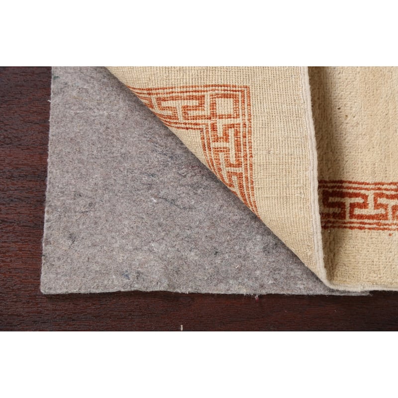 Neutral Gabbeh Kashkoli Oriental Runner Rug Wool Hand-knotted Carpet - 2'7" x 9'3"