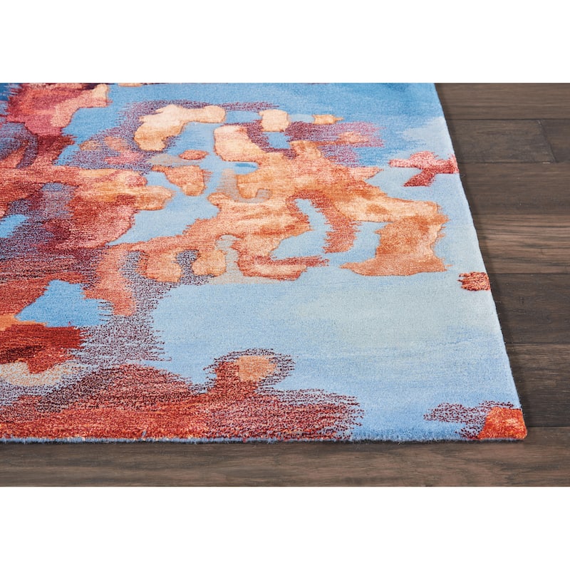 Nourison Hand-tufted Prismatic Modern Abstract Area Rug