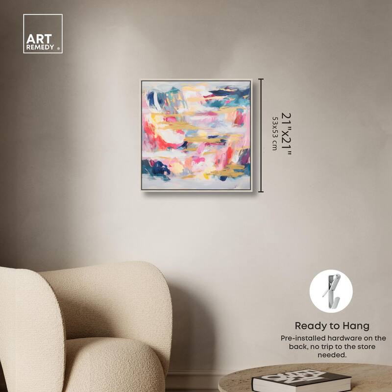 Balipink III Canvas by Art Remedy