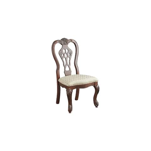 Shanesbry Brown/Beige Dining Upholstered Side Chair, Set of 2 - 23"W x 25"D x 42"H