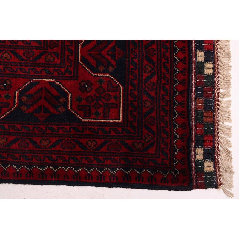 ECARPETGALLERY Hand-knotted Finest Khal Mohammadi Red Wool Rug - 6'7 x 10'0